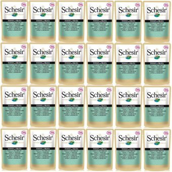 Schesir Nature Ton Balıklı Yetişkin Yaş Kedi Maması 24x100 gr