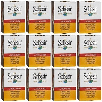 Schesir Nature Karışık Yetişkin Yaş Kedi Maması 12x75 gr