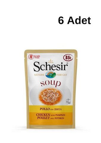 Schesir Nature Tavuklu Yetişkin Yaş Kedi Maması 6x85 gr