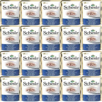 Schesir In Jelly Ton Balıklı Yetişkin Yaş Kedi Maması 20x85 gr