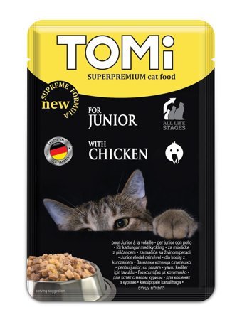 Tomi Superpremium Karışık Yavru Yaş Kedi Maması 100 gr