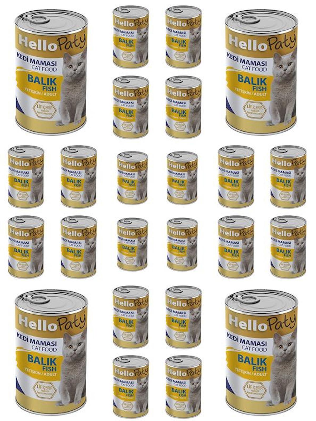 Hello Paty Lif İçerir Balıklı Yetişkin Yaş Kedi Maması 24x415 gr
