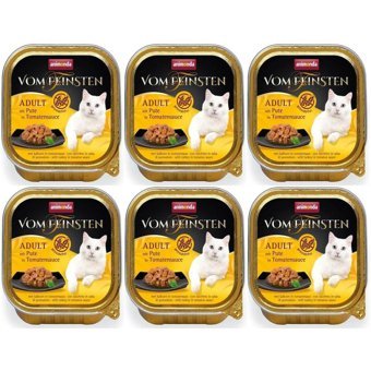 Animonda Vom Feinsten Hindi Etli Yetişkin Yaş Kedi Maması 6x100 gr