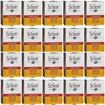 Schesir Nature Karışık Yetişkin Yaş Kedi Maması 20x75 gr