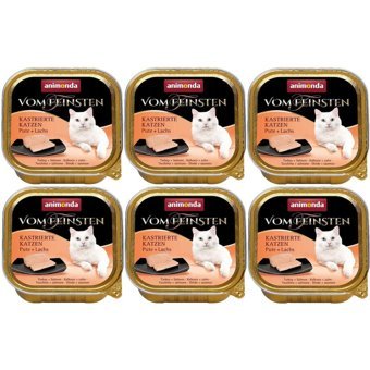 Animonda Kastrierte Katzen Hindi Etli Yetişkin Yaş Kedi Maması 6x100 gr