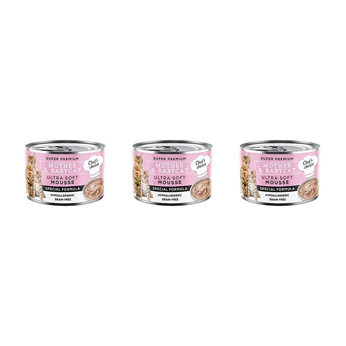 Chef's Choice Super Premium Karışık Yetişkin Yaş Kedi Maması 3x200 gr