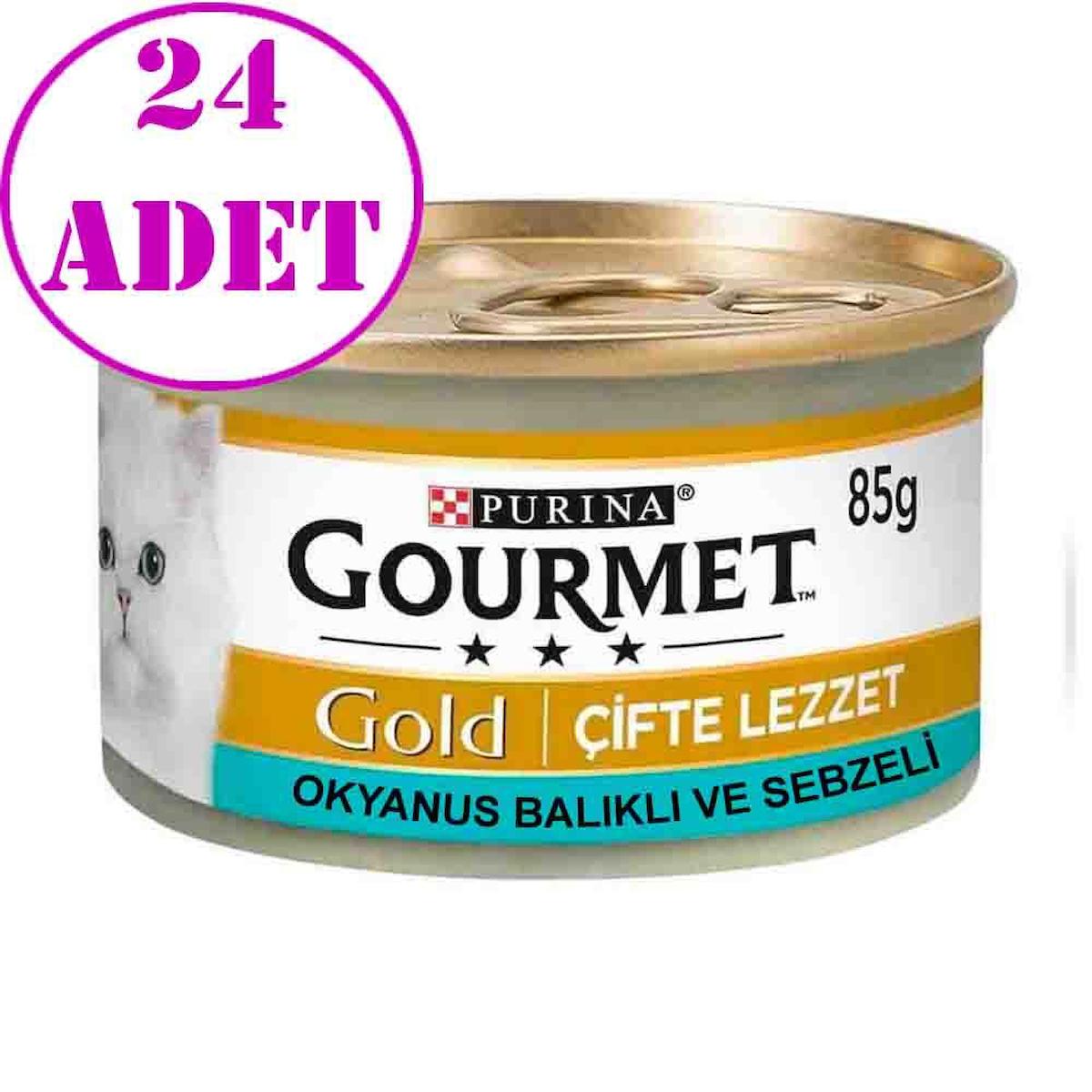 Purina Gold Balıklı Soslu Yetişkin Yaş Kedi Maması 24x85 gr