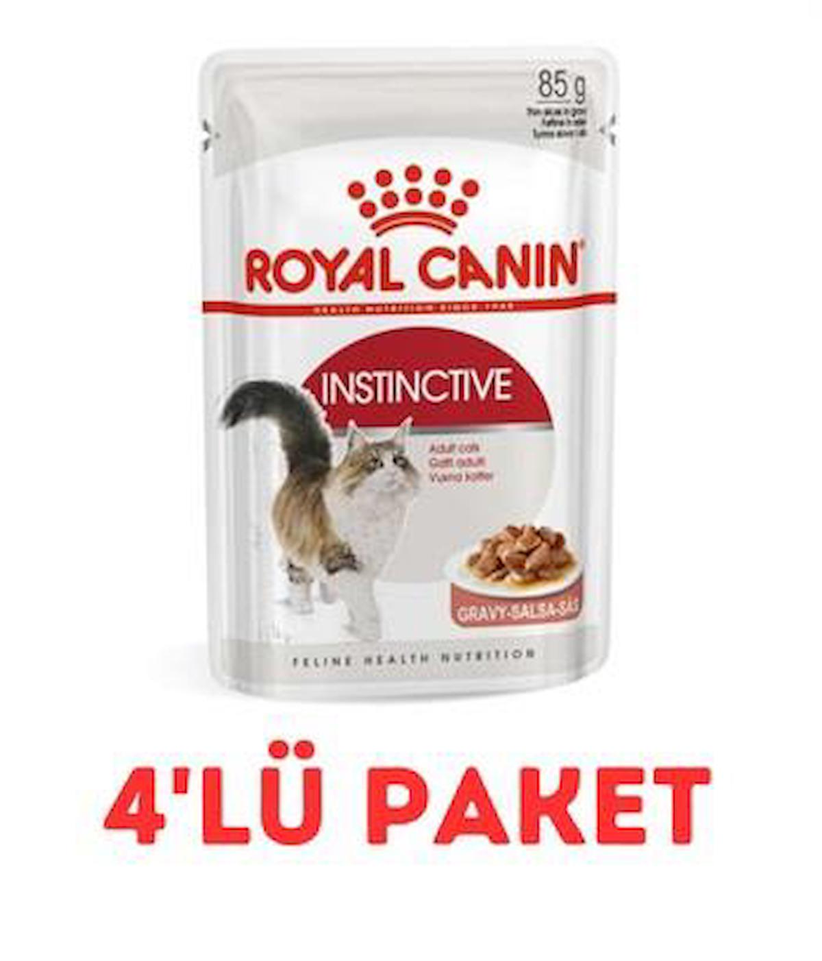 Royal Canin Instinctive Etli Yetişkin Yaş Kedi Maması 4x85 gr