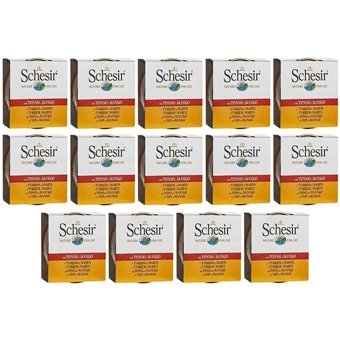 Schesir Nature Karışık Yetişkin Yaş Kedi Maması 14x75 gr