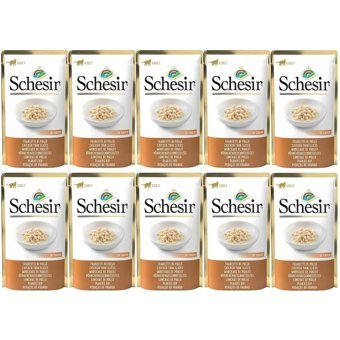 Schesir In Souce Tavuklu Soslu Yetişkin Yaş Kedi Maması 10x85 gr