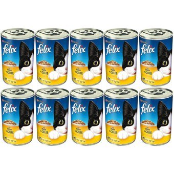Felix Huhn In Gelee Tavuklu Yetişkin Yaş Kedi Maması 10x400 gr