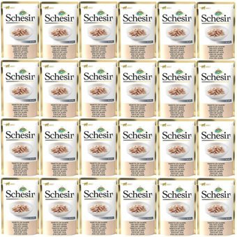 Schesir In Jelly Ton Balıklı ve Somonlu Yetişkin Yaş Kedi Maması 24x85 gr