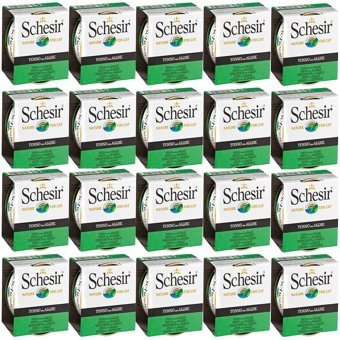 Schesir Nature Ton Balıklı Jöleli Yetişkin Yaş Kedi Maması 20x85 gr