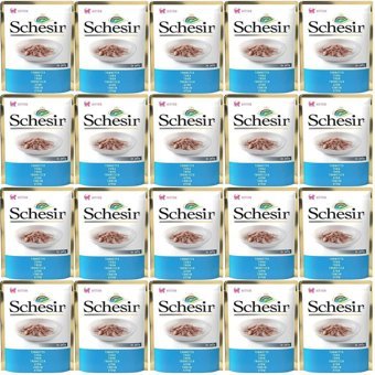 Schesir In Jelly Ton Balıklı Yavru Yaş Kedi Maması 20x85 gr