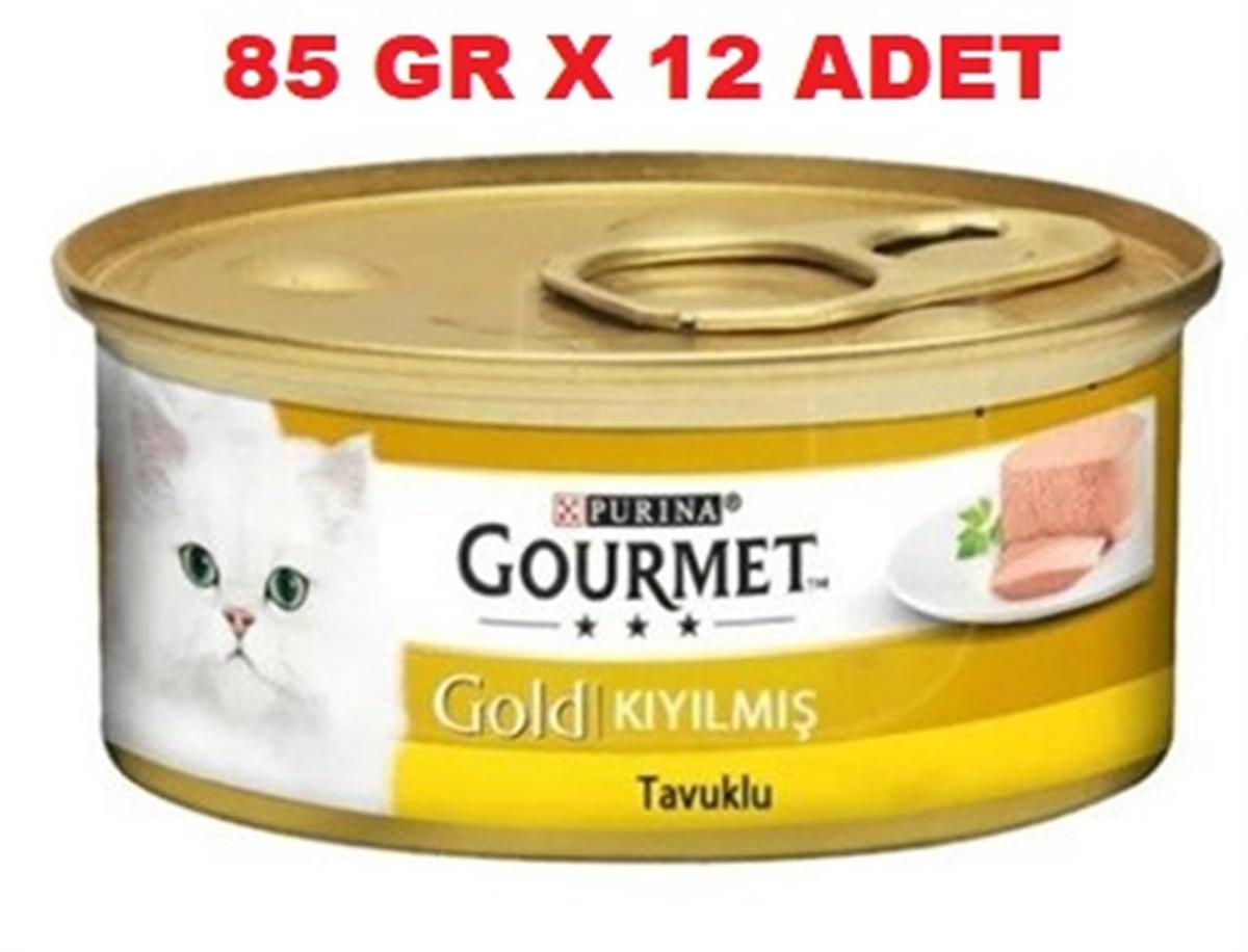 Purina Gold Tavuklu Yetişkin Yaş Kedi Maması 12x85 gr