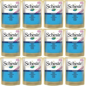 Schesir Nature Ton Balıklı Yavru Yaş Kedi Maması 12x100 gr