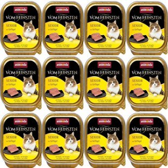 Animonda Vom Feinsten Kümes Hayvanlı Yaşlı Yaş Kedi Maması 12x100 gr