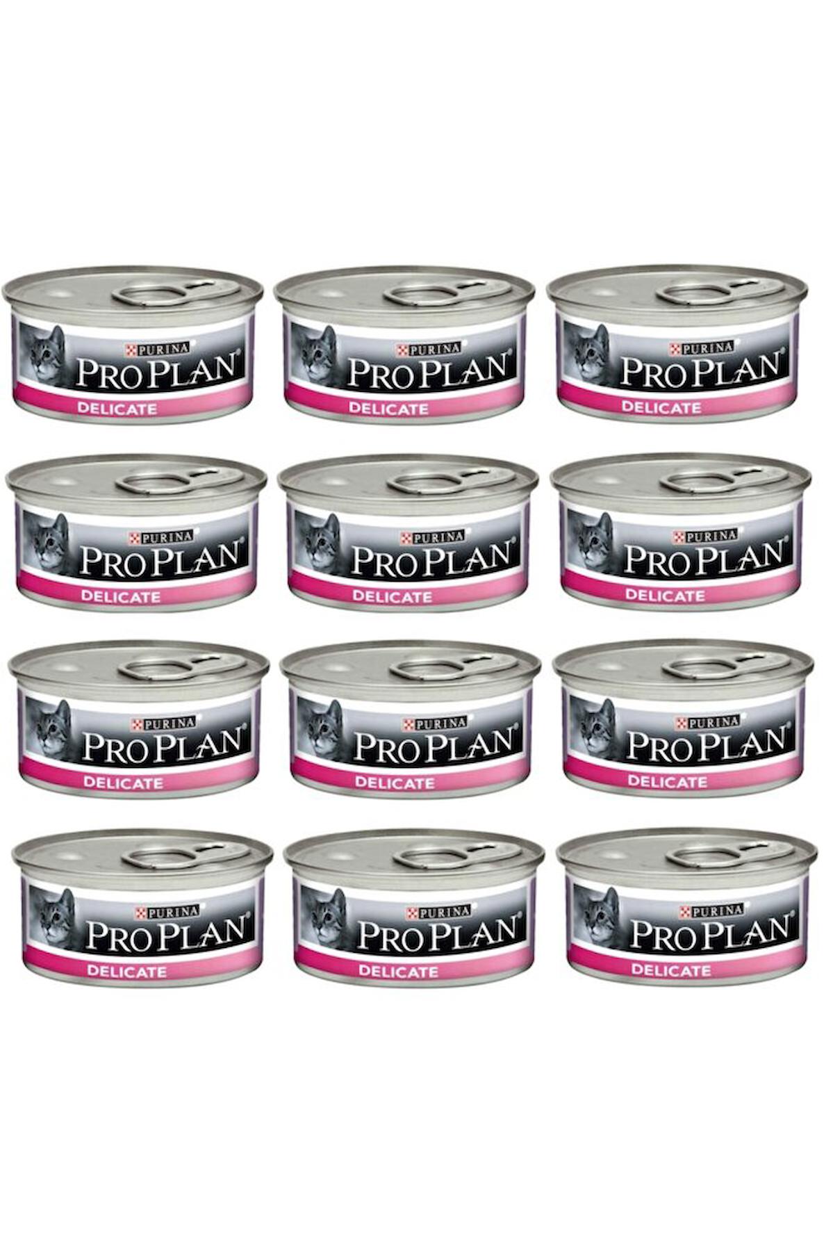 Pro Plan Delicate Karışık Yaş Kedi Maması 12x85 gr