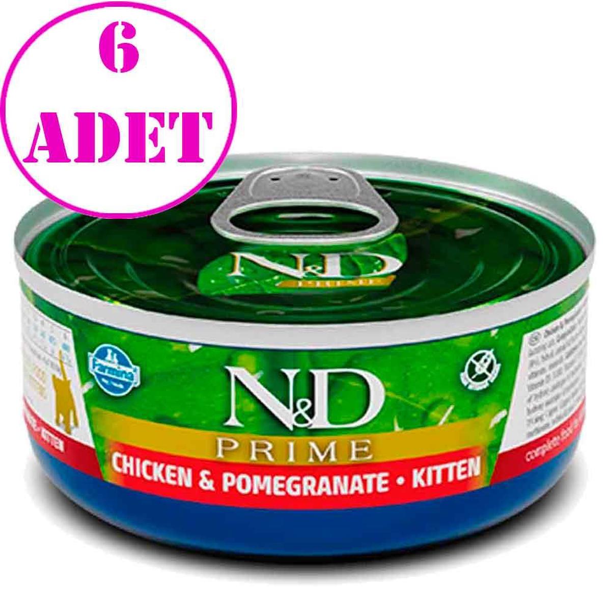 N&D Prime Tavuklu Yavru Yaş Kedi Maması 70 gr