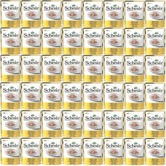 Schesir In Jelly Ton Balıklı ve Tavuk Yetişkin Yaş Kedi Maması 48x85 gr