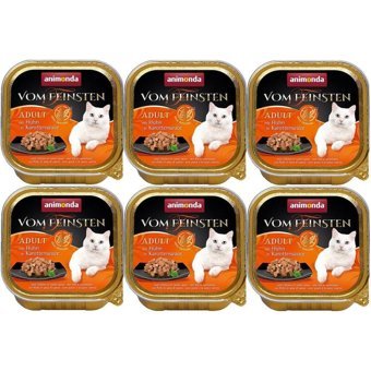 Animonda Vom Feinsten Tavuklu Soslu Yetişkin Yaş Kedi Maması 6x100 gr