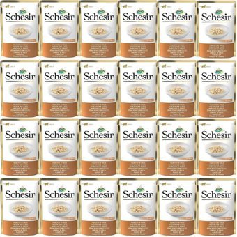 Schesir In Souce Tavuklu Soslu Yetişkin Yaş Kedi Maması 24x85 gr