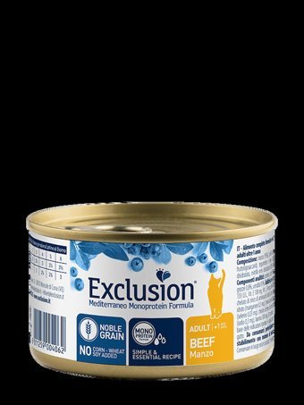 Exclusion Noble Grain Sığır Etli Yetişkin Yaş Kedi Maması