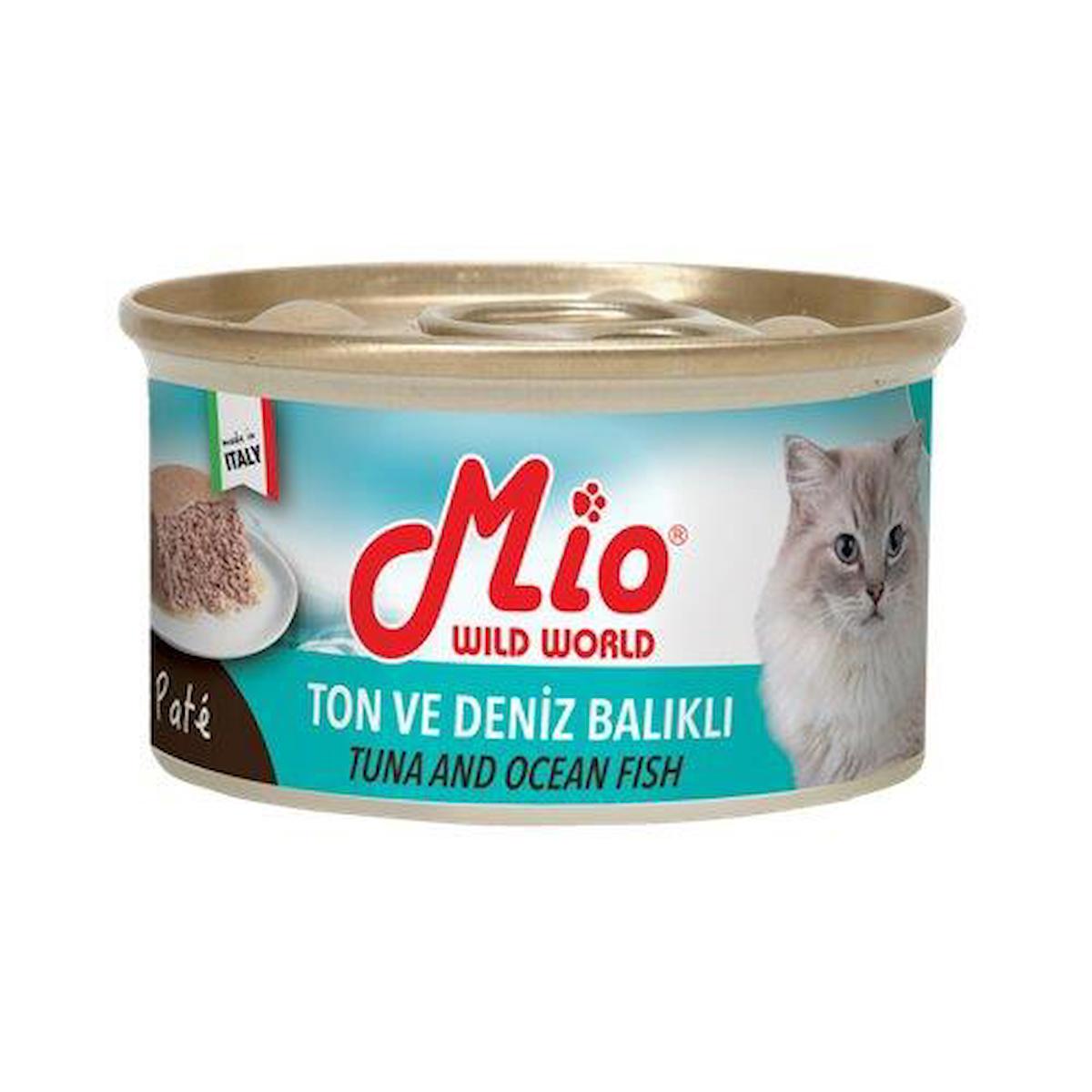 Mio Wild World Ton Balıklı Yetişkin Yaş Kedi Maması 85 gr