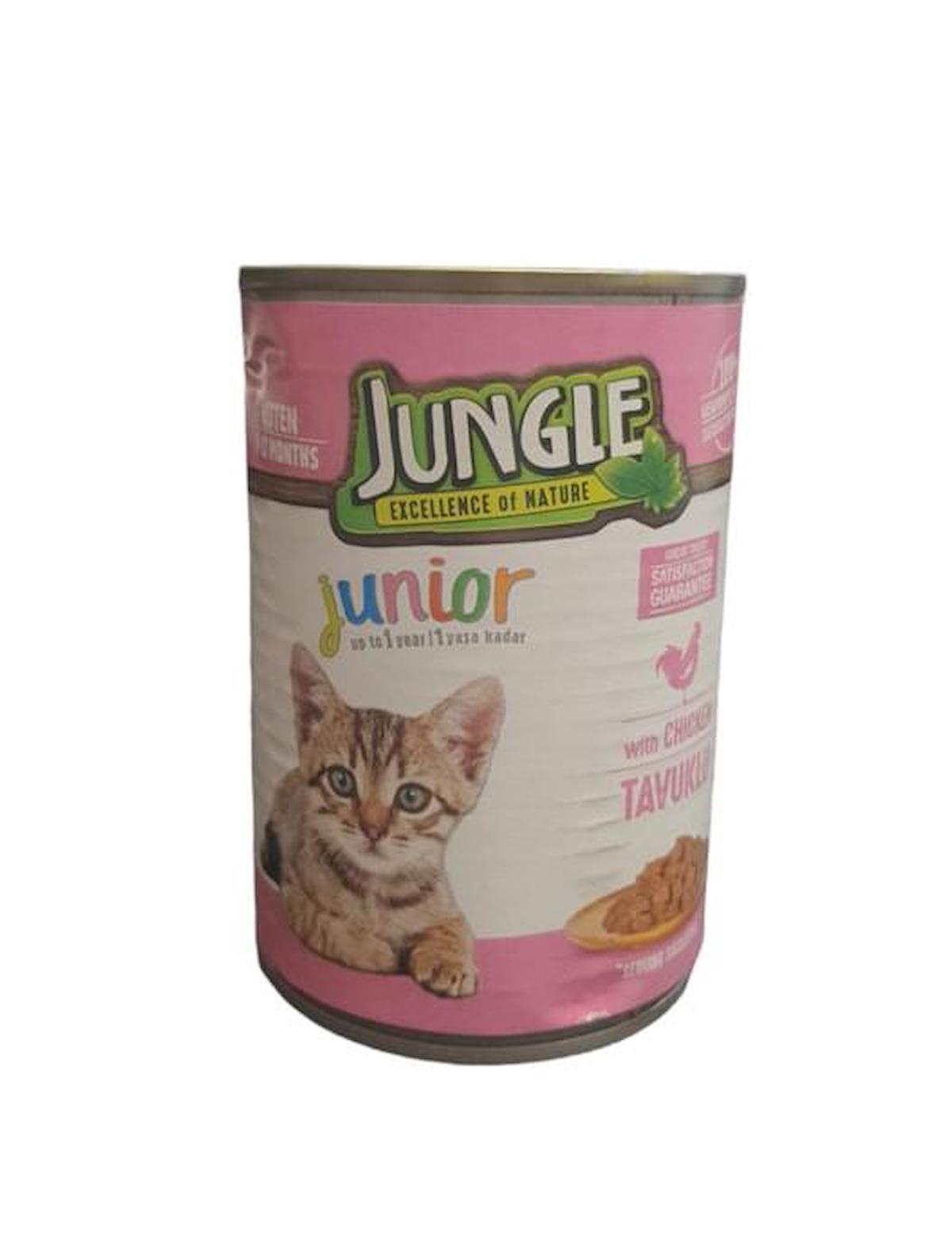 Jungle Excellence Of Nature Tavuklu Yavru Yaş Kedi Maması 400 gr