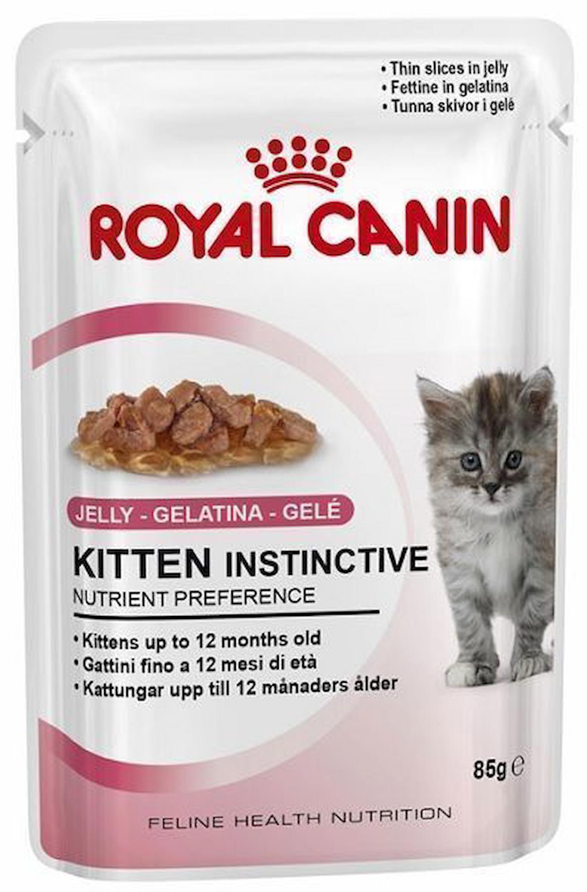 Royal Canin Kitten Instinctive Etli Yavru Yaş Kedi Maması 6x85 gr