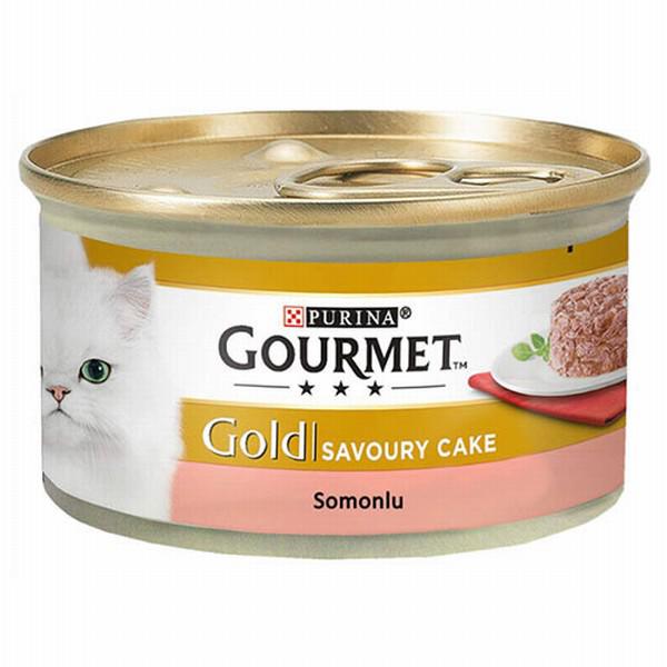 Purina Gold Somonlu Yetişkin Yaş Kedi Maması 6x85 gr