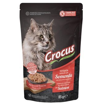 Crocus Chunks In Jelly Somonlu Jöleli Yetişkin Yaş Kedi Maması 85 gr