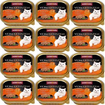 Animonda Vom Feinsten Tavuklu Soslu Yetişkin Yaş Kedi Maması 12x100 gr