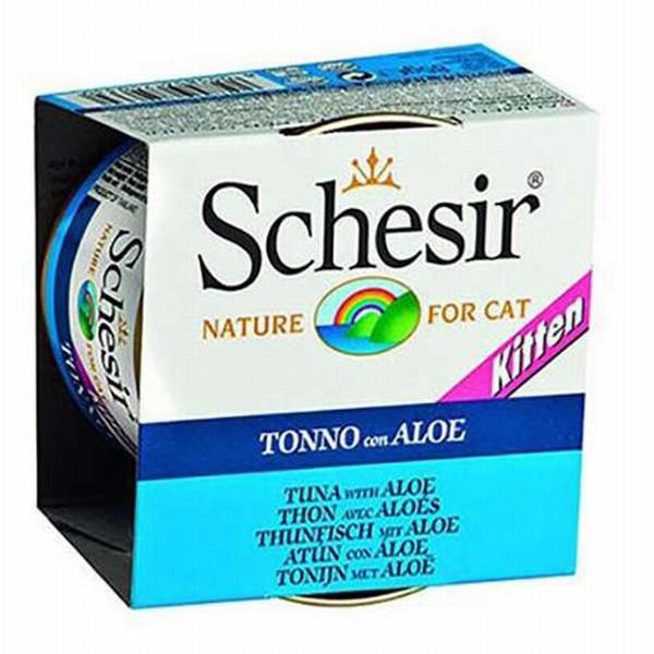 Schesir Nature Ton Balıklı Yavru Yaş Kedi Maması 6x85 gr