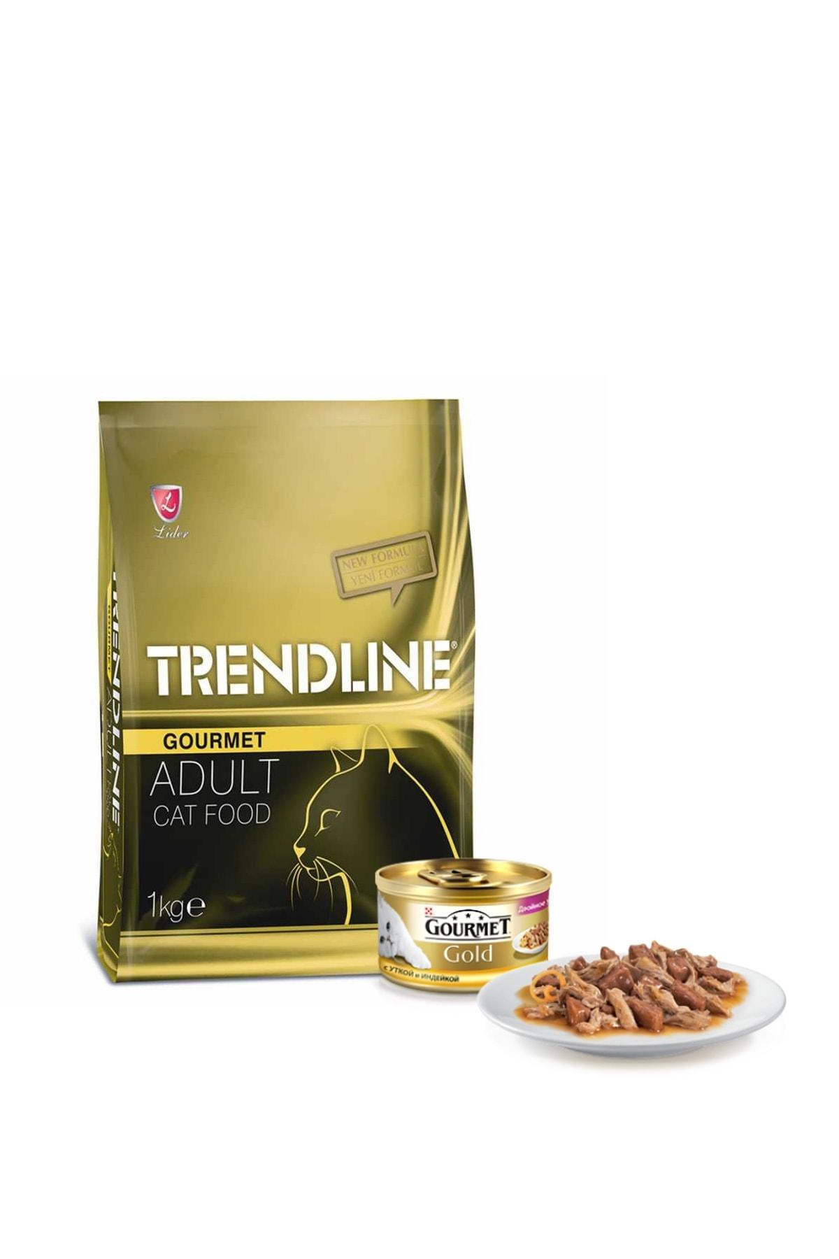 Trendline Gourmet Karışık Yetişkin Yaş Kedi Maması 1 kg