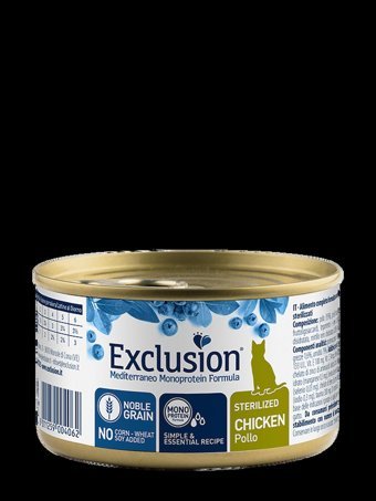 Exclusion Noble Grain Kısırlaştırılmış Tavuklu Yaş Kedi Maması