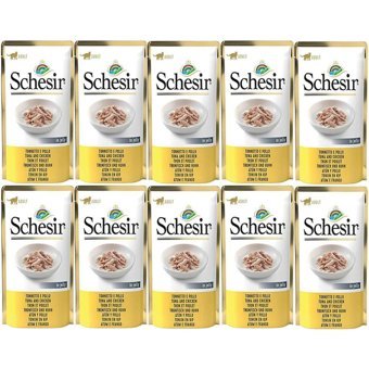 Schesir In Jelly Ton Balıklı ve Tavuklu Yetişkin Yaş Kedi Maması 10x85 gr