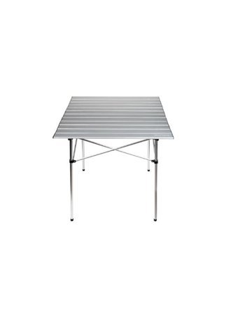 Orcamp 69 x 69 cm Çantalı Kare Alüminyum Katlanır Kamp Masası Gri