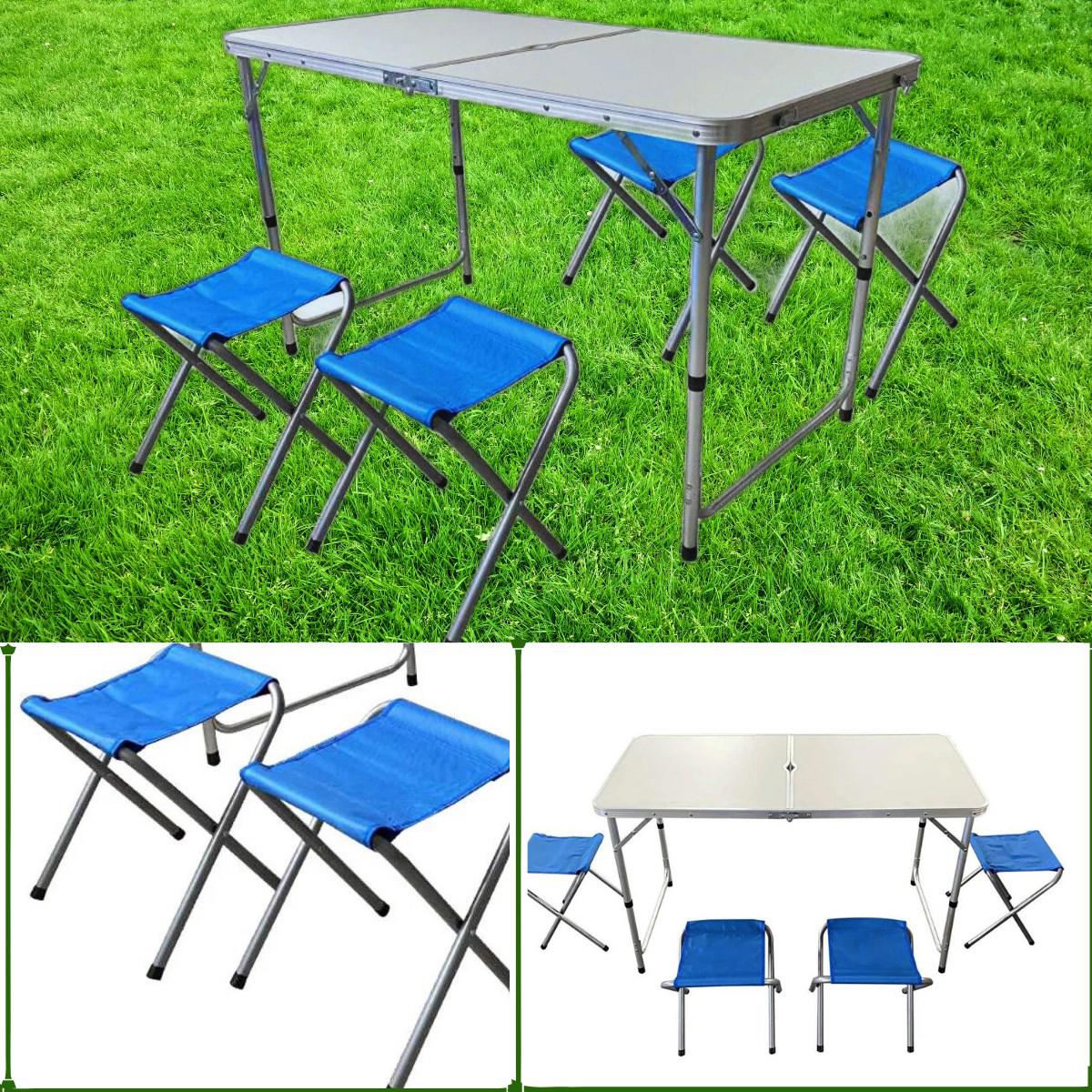 Express Reyon 60 x 70 cm Tabureli Çantalı Dikdörtgen Suntalam Katlanır Kamp Masası Beyaz