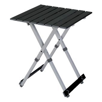 GCI Outdoor 71 x 63.5 cm Çantalı Kare Alüminyum Katlanır Kamp Masası Siyah