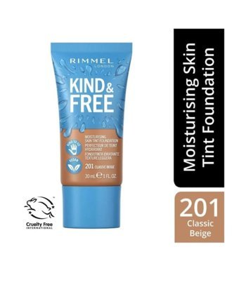 Rimmel London Kind & Free 201 Classic Beige Vegan Krem Tüp Fondöten 30 ml