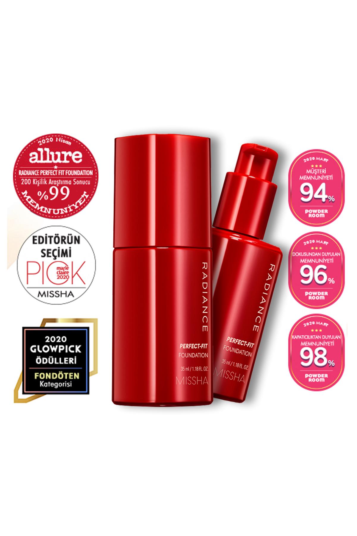 Missha Radiance Perfect Fit 23 Sand Güneş Koruyuculu Pudra Kompakt Fondöten 35 ml