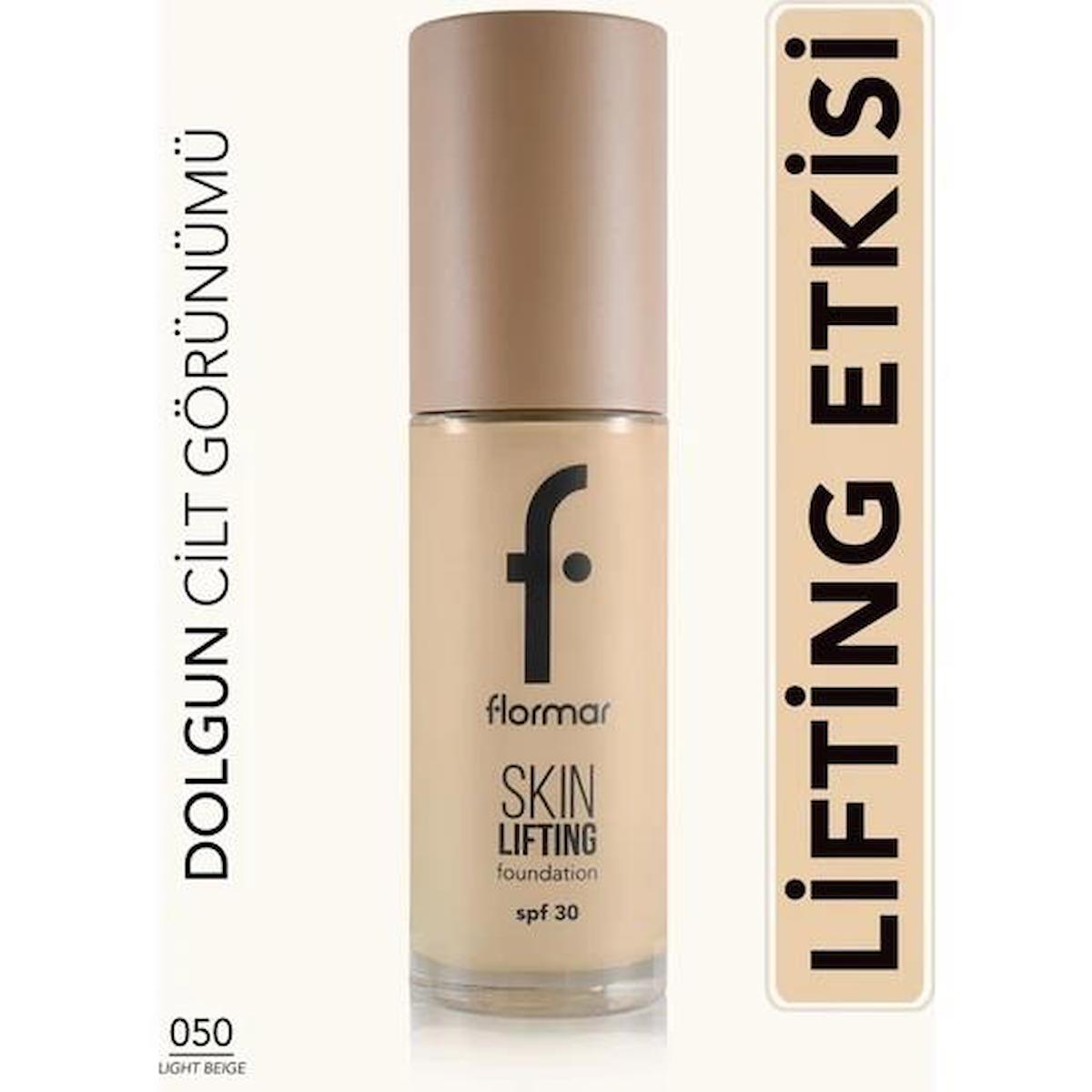 Flormar Skin Lifting 50 Light Beige Likit Serum Fondöten 30 ml