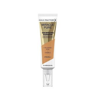 Max Factor Miracle Pure 76 Warm Golden Likit Serum Fondöten 30 ml