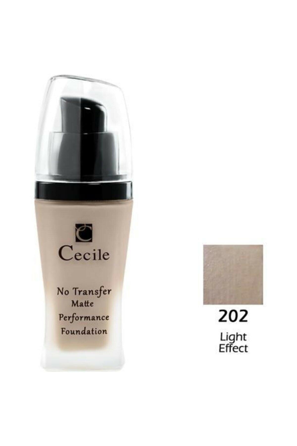 Cecile No Transfer Matte 202 Likit Serum Fondöten 30 ml