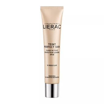 Lierac Teint Perfect Skin 01 Light Beige Güneş Koruyuculu Likit Serum Fondöten 30 ml