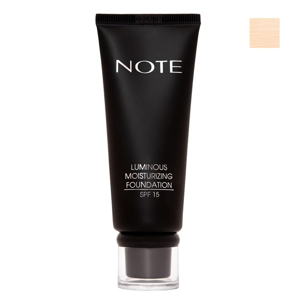 Note Luminous Moisturizing 01 Beige Güneş Koruyuculu Krem Tüp Fondöten 35 ml