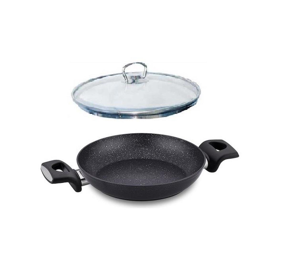 Korkmaz A2939 Kapaklı Granit 20 cm Tava