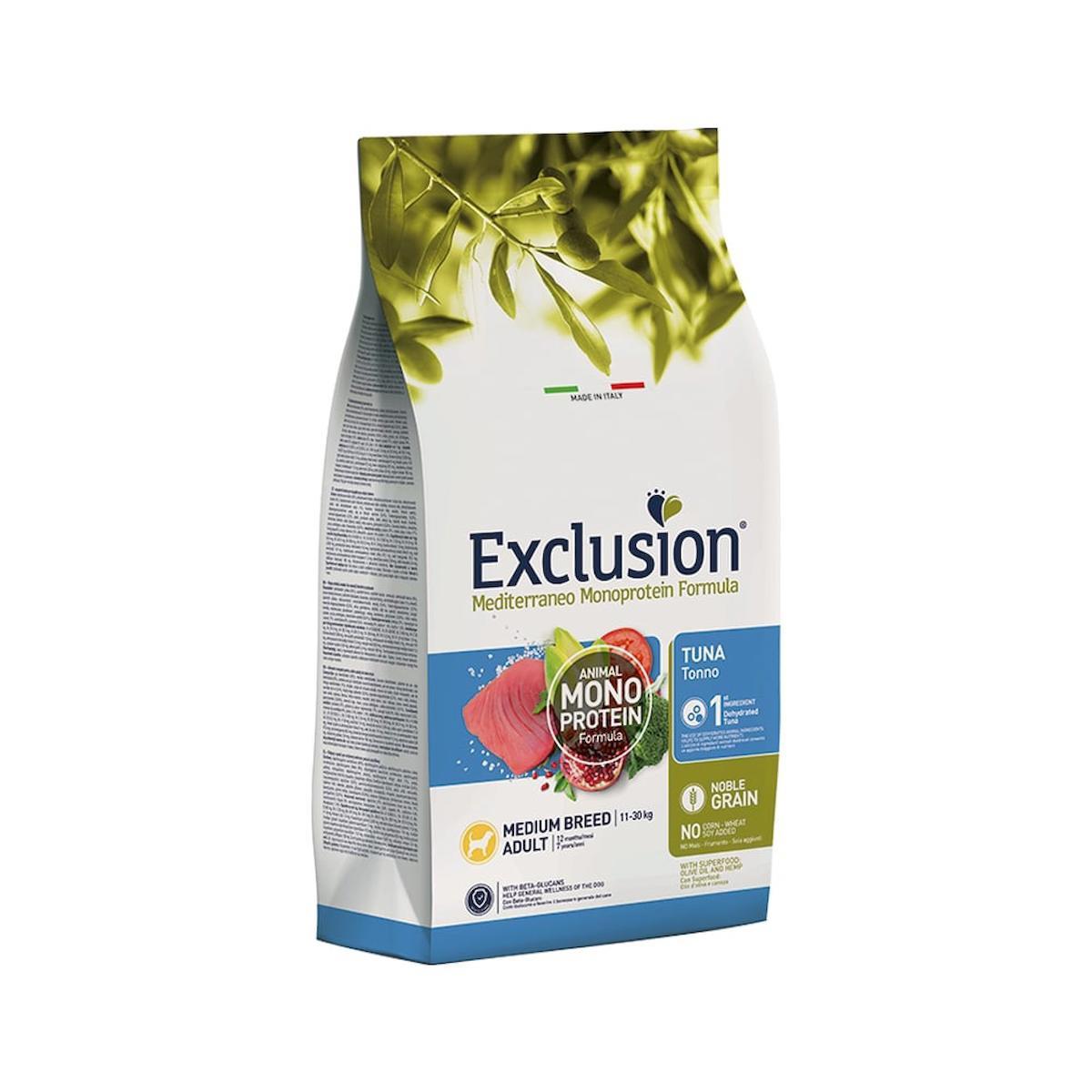 Exclusion Monoprotein Balıklı Orta Irk Yetişkin Kuru Köpek Maması