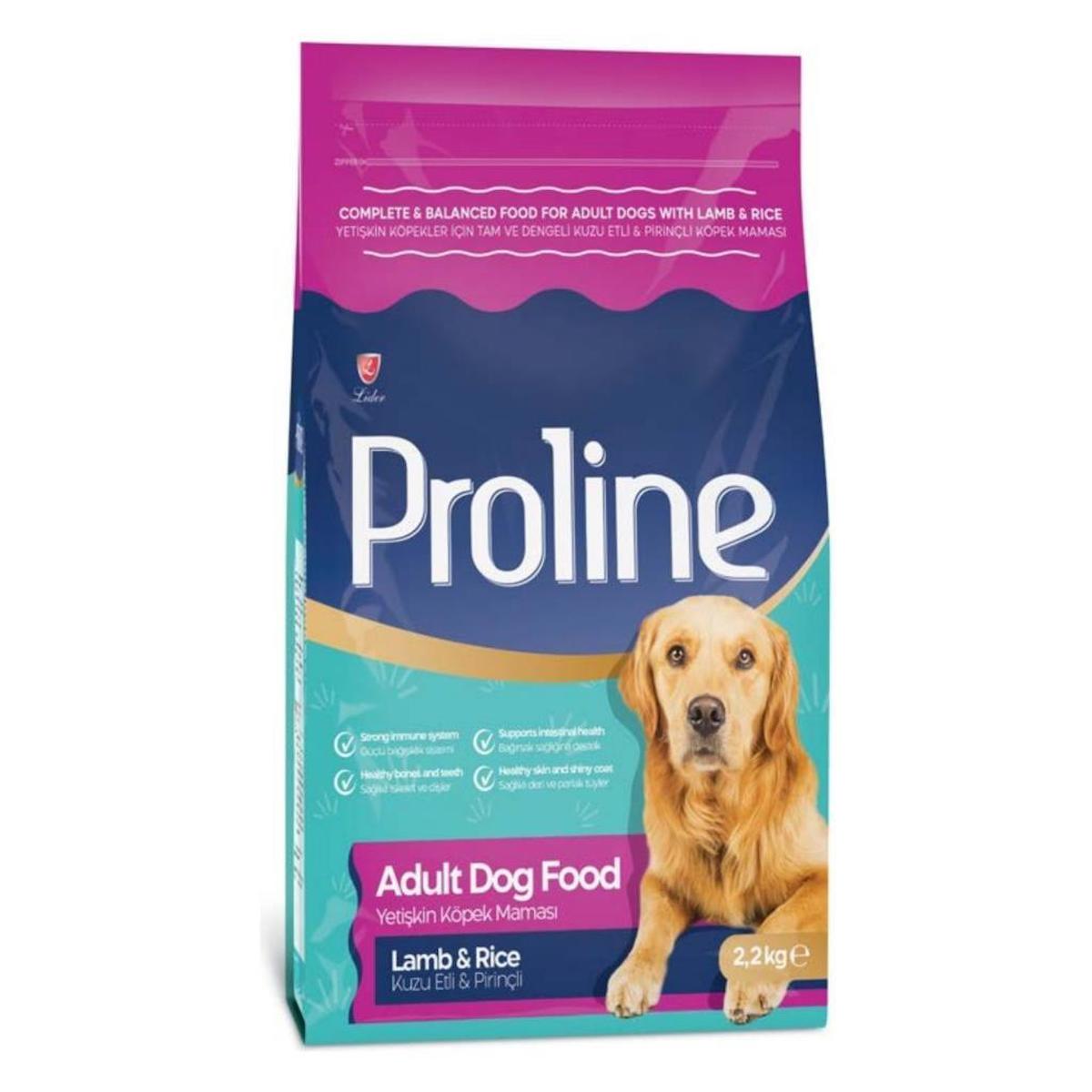 Proline Kuzu Etli ve Pirinçli Tüm Irklar Yetişkin Kuru Köpek Maması 2.2 kg